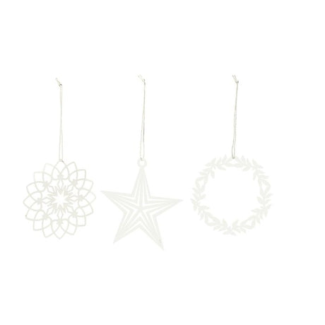 Papirpynt 6-pak hvid