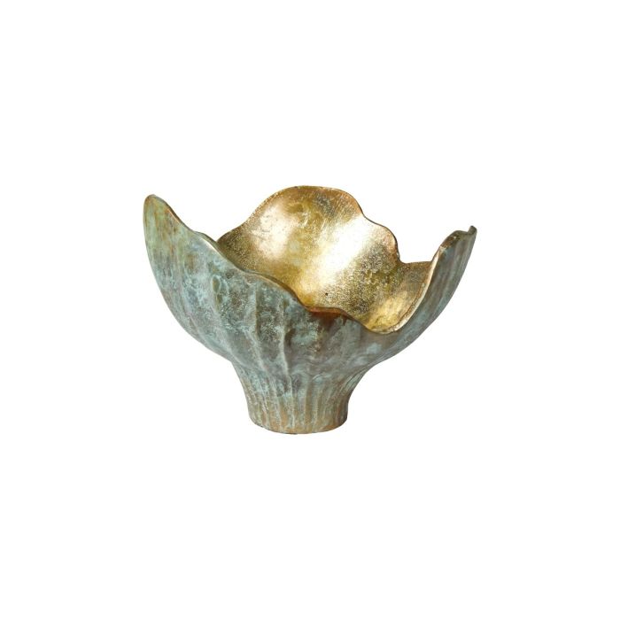 Fat/skål 17 cm hög antikgrön