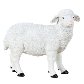 Hvidt får 32 cm højt
