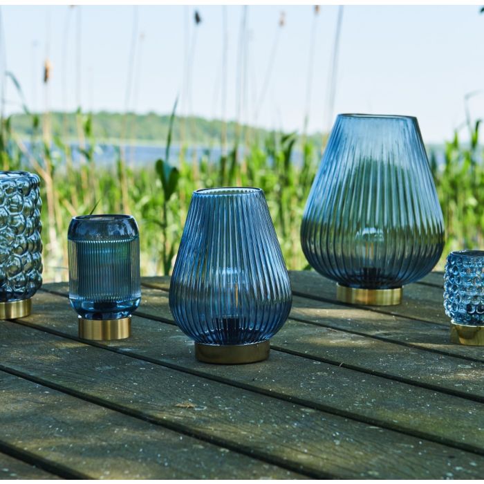 Speedtsberg Lampe med LED blå med mønster