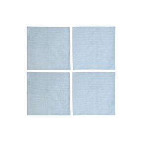 Fire Speedtsberg stofservietter lyseblå striber