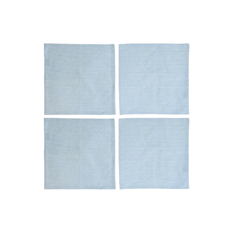 Fire Speedtsberg stofservietter lyseblå striber