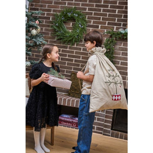 Julesæk med broderi 