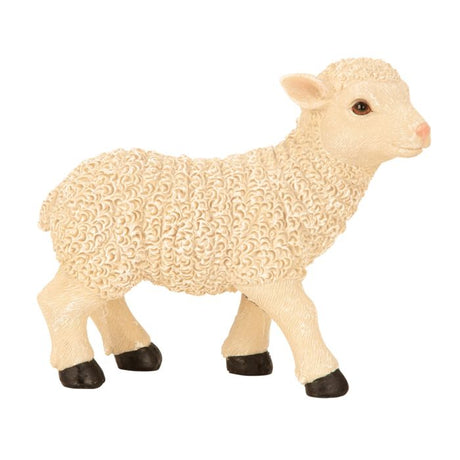 Påskelam beige 17 cm højt
