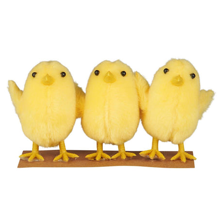 Tre Påskekyllinger i plys fra Ib Laursen