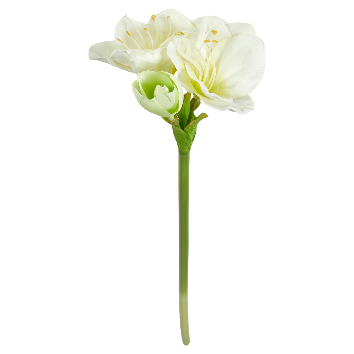 Konstgjord amaryllisstjälk med vita blommor, 62 cm lång från Speedtsberg
