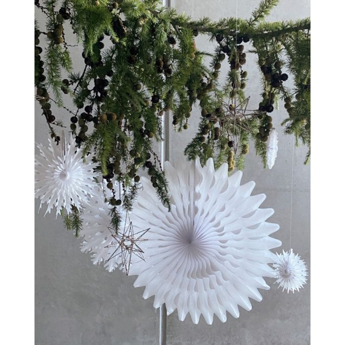 Papirspynt som dekoration og ophæng