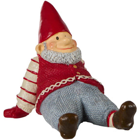 Ribenisserne Eigil siddende nisse fra Ib Laursen
