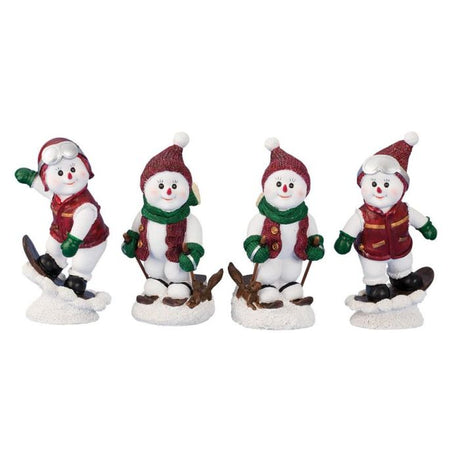 Snemand på ski eller snowboard