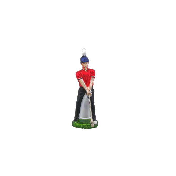 Julekugle Golfspiller