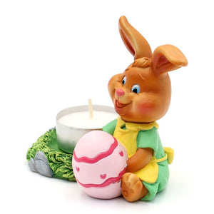 Påskehare med lysestage