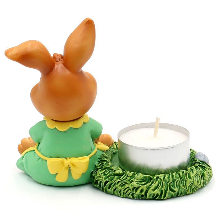 Påskehare med lysestage