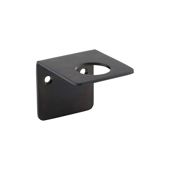 Meraki vægophæng børstet stål sort
