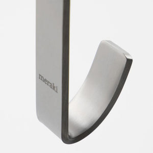 Meraki Knager i børstet stål set tæt på