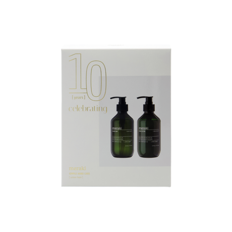 Gaveæske Meraki med håndsæbe og håndlotion Cotton Haze