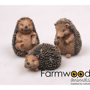 Pindsvin dekorationsfigurer i polyresin