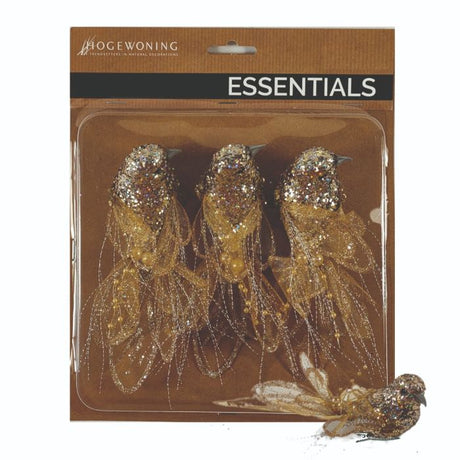 Guld og glimmerfugle 3-pak