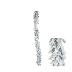 Snehvid granguirlande 190 cm lang