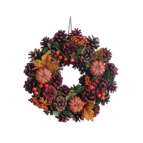 Efterårskrans 30 cm i diameter