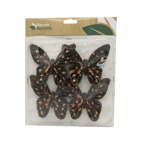Sommerfugle brune 4-pak