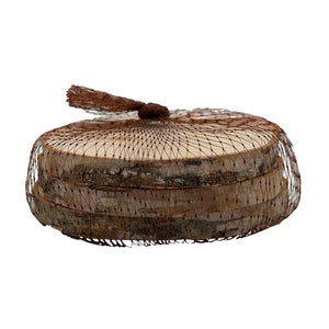 Träskivor i björk 11 cm i dia 3-pack