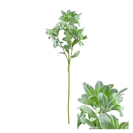 Gren med grønne blade 80 cm