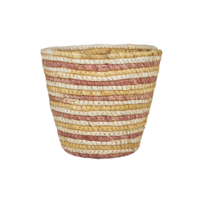 Ib Laursen stribet opbevaringskurv i majsblade