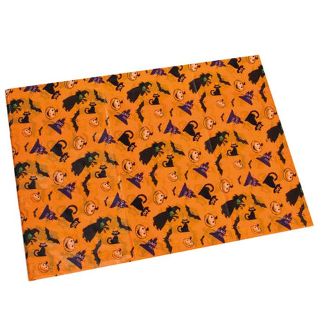 Halloween plastdug orange