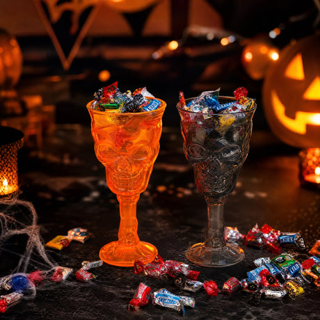 Halloween lyxigt vinglas i plast