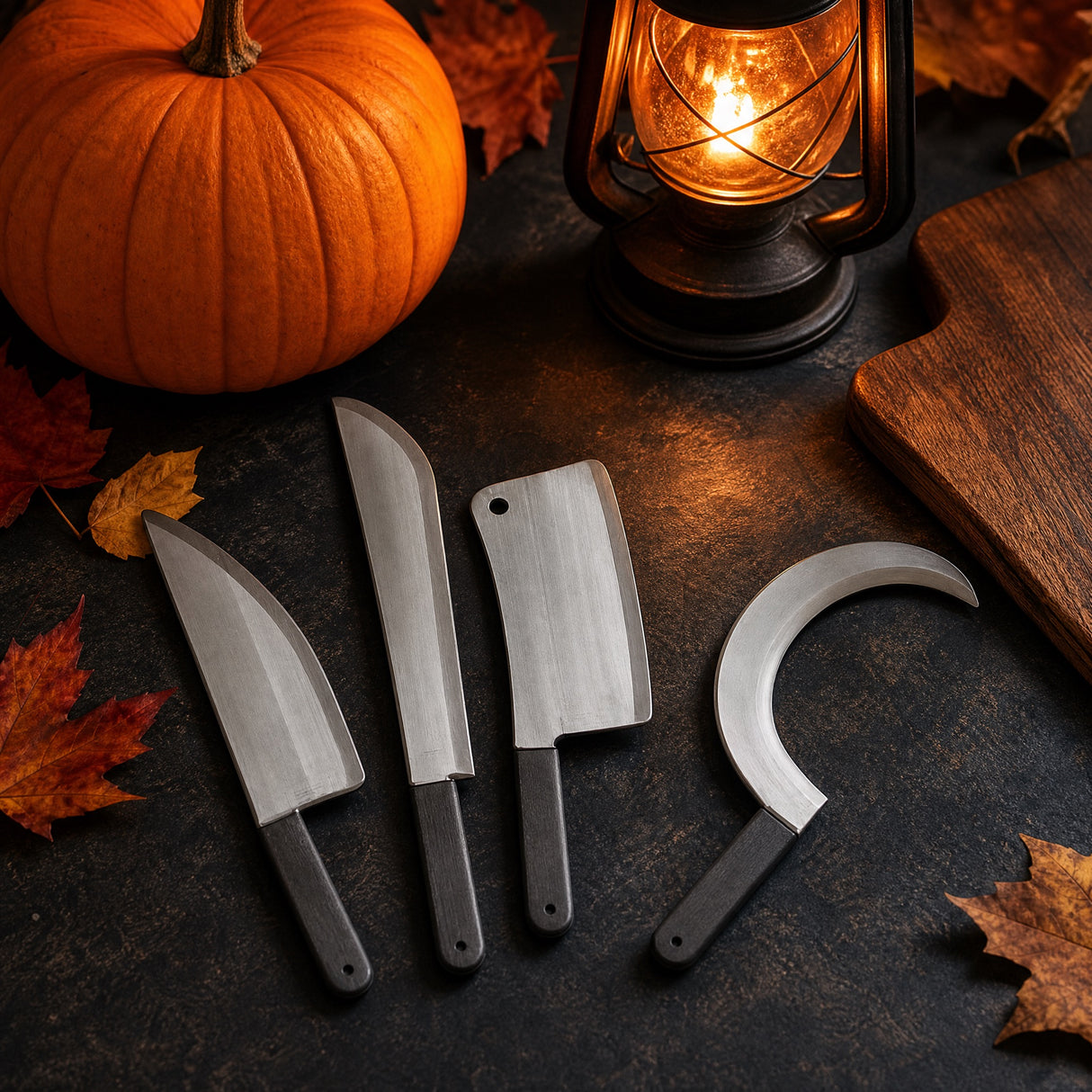 Halloween kniv i plast