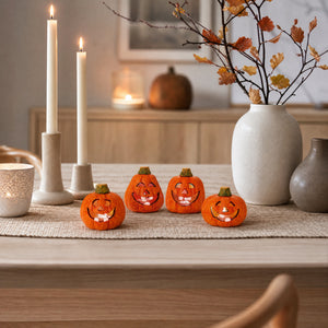 Pumpa med LED-ljus 7 cm