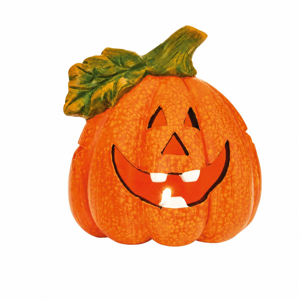 Pumpa med LED-ljus 14 cm
