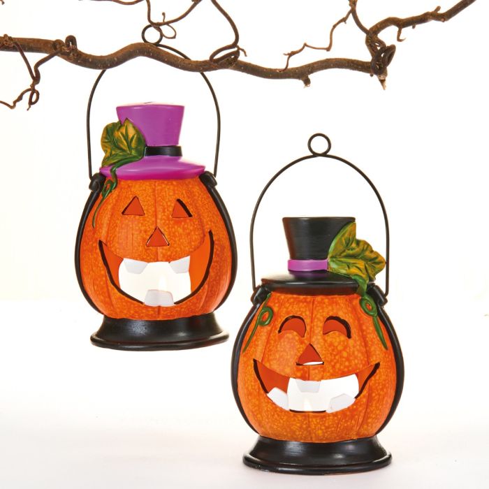 Græskarlanterne til fyrfadslys