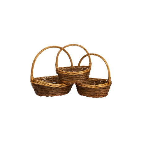 Kurvesæt i mørk pil med 3 kurve