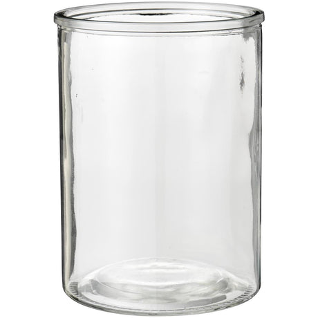 Cylinderglasvase i klart glas fra Ib Laursen