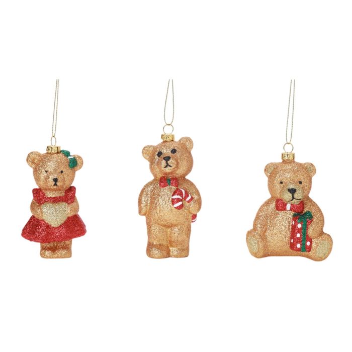 Julekugle Glimmerbjørn