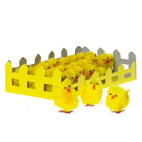 Chenillekyllinger 4 cm høje