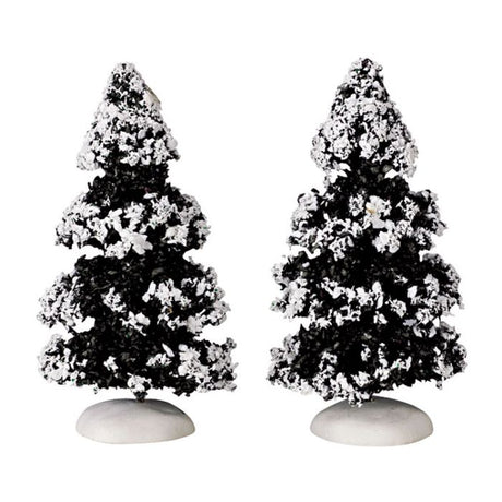 Lemax Evergreen Tree Set Of 2 Small