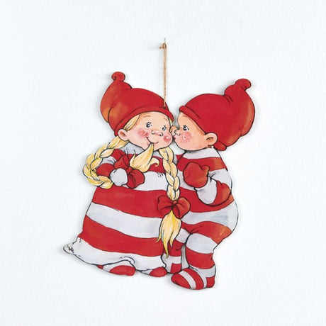 Babynissekærestepar i træ