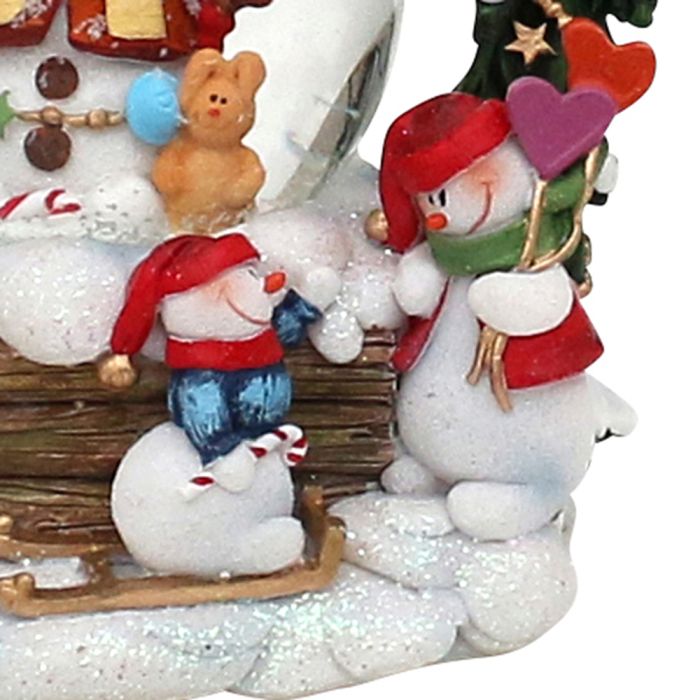 Snöglob Jultomte i snön