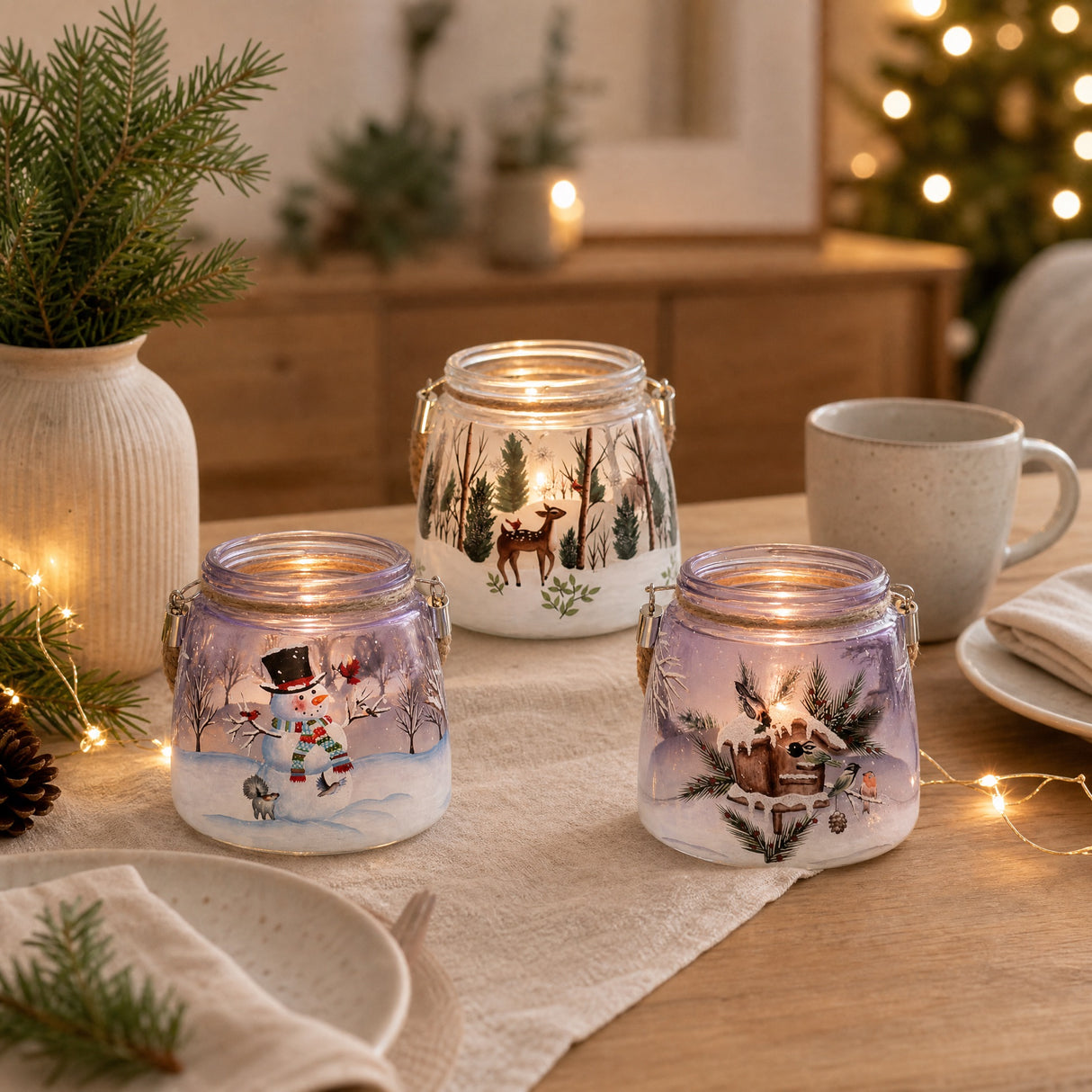 Lykta Vintermotiv