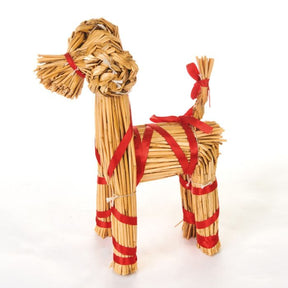 Halmbuk med bånd 30 cm høj