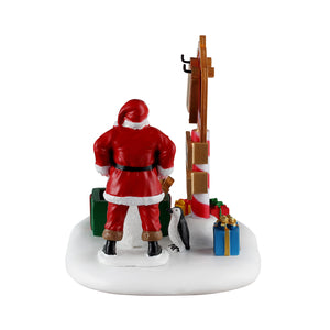 North Pole Countdown til juleby set fra siden af