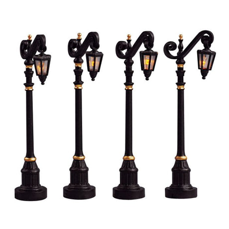Colonial Steet Lamp Set Of 4