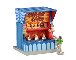 Crash Cans Game bod til juleby fra Lemax