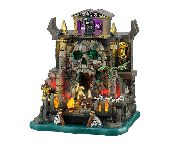 Gates To The Underworld Halloween pynt fra Lemax Spooky Town
