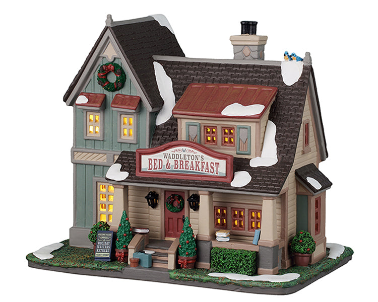 Waddleton's Bed & Breakfast til juleby fra Lemax