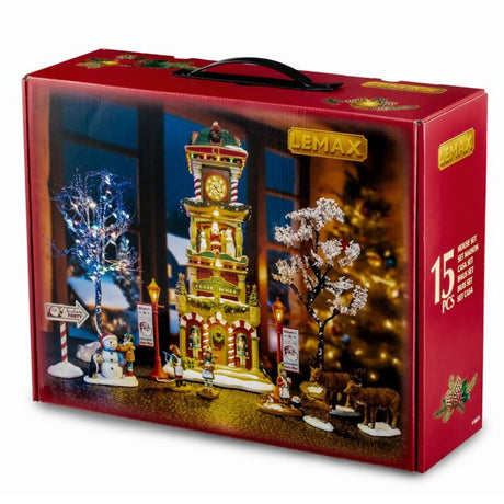 The Village Square Clock Tower Set