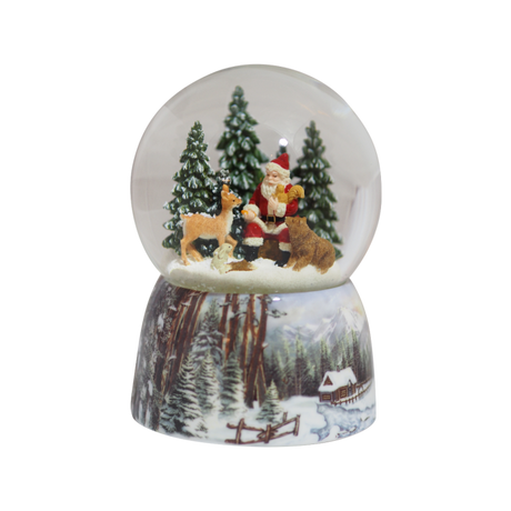 Snekugle Julemand med skovens dyr