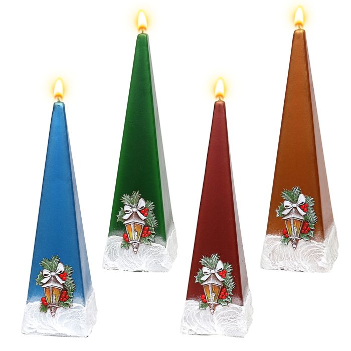 Pyramide julestearinlys